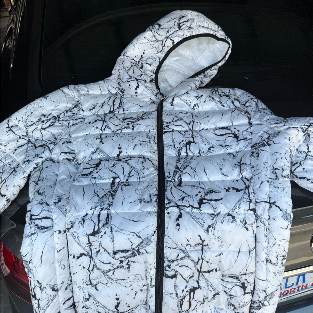 Tribal Black and White Patterned Jacket